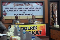 Polres Langkat ikuti penilaian Revitalisasi Kawasan Tertib Lalulintas