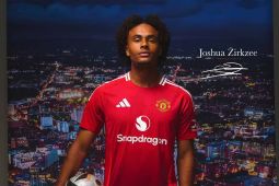 MU umumkan transfer Joshua Zirkzee dari Bologna