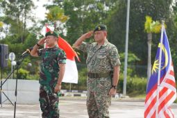 TNI bersama TDM cek patok batas negara RI-Malaysia di wilayah Timur Kalbar