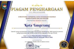 Pilkada 2024, Pemkot Tangerang terima penghargaan Kemendagri