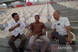 PON 2024 tinggal hitung hari, ini progres renovasi GOR Sumut