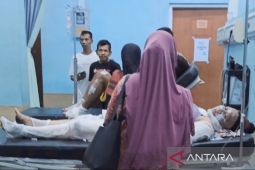 Tabung gas meledak, Lima pekerja rumah makan di Meulaboh luka bakar