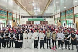 Jamaah haji Kloter 18 dari Kabupaten Tabalong tiba di Kalsel