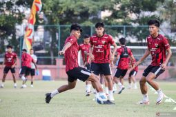 Latihan Timnas Indonesia U-19 jelang lawan Kamboja