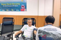 PLN Babel gelar kegiatan donor darah di lingkungan kerja