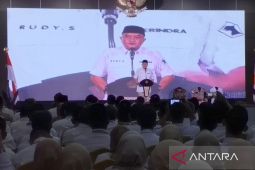 Bakal calon bupati Rudy Susmanto bicara "halaman rumah" Prabowo saat deklarasi