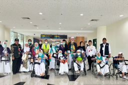 Jamaah haji kloter terakhir Jawa Barat telah tiba di Kabupaten Bandung