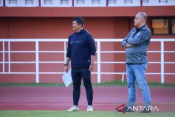 Indra Sjafri  enggan bahas target gol saat lawan Timor Leste