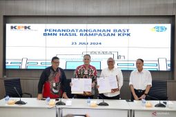 Kementerian ATR/BPN terima aset negara dari rampasan KPK senilai Rp4,7 miliar