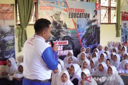 Kolaborasi Honda Babel bersama Polantas Belitung berikan edukasi keselamatan aman berkendara