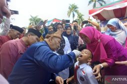 Bangka Belitung gelar vaksinasi polio momentum Hari Keluarga Nasional