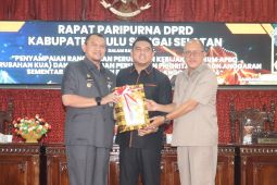 DPRD HSS Rapat Paripurna Penyampaian Rancangan KUA-PPAS 2024