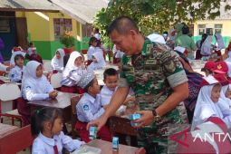 Kodim Bangka Selatan tingkatkan gizi anak melalui dapur masuk sekolah