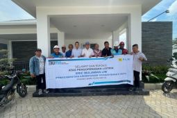 PLN Siantan pasang listrik baru pada Krematorium Yayasan Bakti Suci