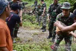 TMMD 121 - Kodim HSS bangun sarana air bersih pada tiga lokasi