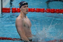 Olimpiade 2024 - Lukas Maertens sabet medali emas 400m gaya bebas putra