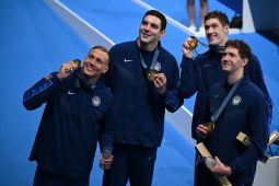 Olimpiade 2024 - AS rajai estafet 100m gaya bebas putra