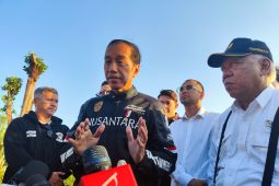 Presiden Joko Widodo bermalam di Istana jelang berkantor di IKN Senin