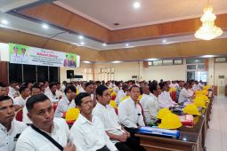 Sebanyak 250 peserta pelatihan ikut uji sertifikat tenaga kerja konstruksi
