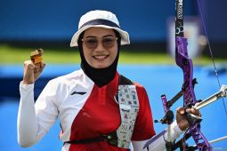 Olimpiade 2024 - Diananda Choirunisa atasi perlawanan sengit Catalina Gnoriega