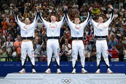 Olimpiade 2024 - Inggris pertahankan emas 4x200m gaya bebas putra