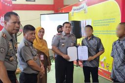 Kakanwil Kemenkumham Kalsel berkunjung ke LPKA Martapura