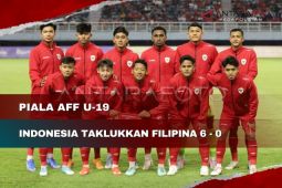 Piala AFF U-19 Indonesia taklukkan Filipina 6-0