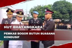 HUT Bhayangkara, Pemkab Bogor perlu suasana kondusif