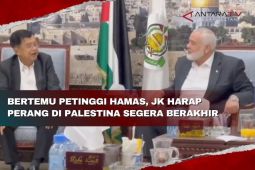 Bertemu petinggi Hamas, JK harap perang di Palestina segera berakhir