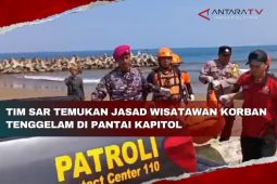 Tim SAR temukan jasad wisatawan korban tenggelam di Pantai Kapitol