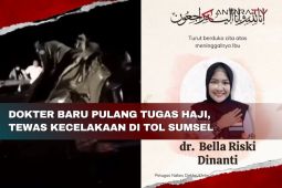 Dokter baru pulang tugas haji, tewas kecelakaan di Tol Sumsel