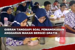 Gibran tanggapi soal pemangkasan anggaran makan bergizi gratis