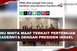 PBNU minta maaf terkait pertemuan 5 kadernya dengan Presiden Israel