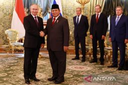 Presiden Putin bahas perjanjian zona perdagangan bebas dengan Prabowo di Moskow