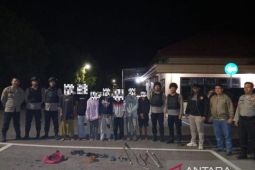 Polisi Bangka Selatan amankan tujuh remaja hendak tawuran bawa senjata tajam