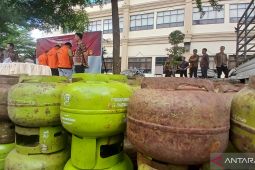 Polda Jambi tangkap lima tersangka penyalahgunaan LPG subsidi