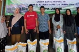 Bulog Jambi distribusikan bantuan pangan tahap ketiga kepada 204.000 KPM