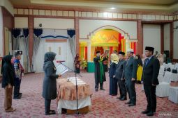 Pj Bupati Nagan Raya lantik empat pejabat tinggi pratama, ini sosoknya