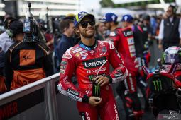 Hasil sprint race MotoGP Inggris 2024: Enea Bastianini menangi Sprint pertamanya