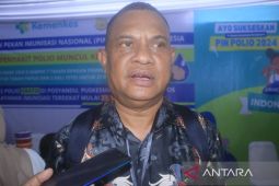 Realisasi PIN Polio dosis I di Papua capai 55 persen