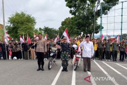 Kodim 0105 Aceh Barat gelar pawai bendera merah putih, Semarak hari kemerdekaan