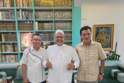 Pimpinan Gerindra silaturahmi dengan  Habib Rizieq, ini yang dibahasnya
