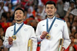 Olimpiade 2024 - Lee/Wang pertahankan gelar juara Olimpiade