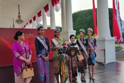 Presiden Jokowi terima Miss Supranational asal Garut Harashta