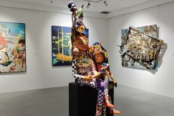 Penggambaran ziarah batin pada pameran seni "Speaking the Unspeakable"
