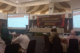 KPU Bangka Tengah gelar sosialisasi pencalonan bupati dan wakil bupati