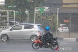 Lima kabupaten di Kalsel berpotensi hujan disertai petir pada Kamis