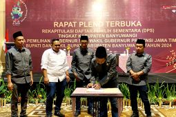 KPU Banyuwangi tetapkan daftar pemilih sementara 1.350.080 orang