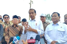 Presiden bersama Wapres lakukan peletakan batu pertama sejumlah proyek di IKN