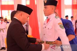Berikut 55 Paskibra Padangsidimpuan yang dikukuhkan
